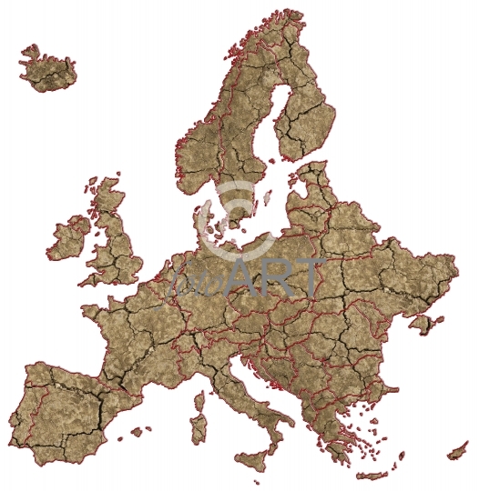 Ausgetrocknetes Europa