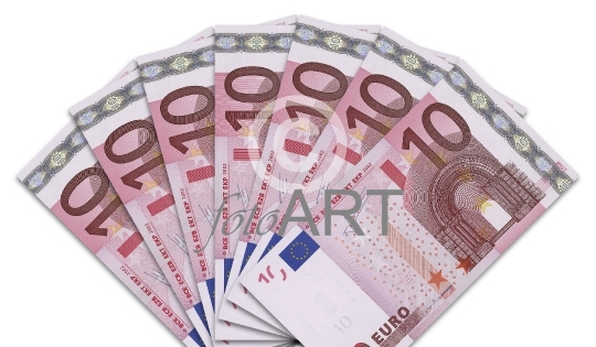 Geldfächer 10-Euro-Scheine