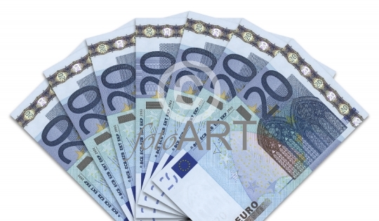 Geldfächer 20-Euro-Scheine
