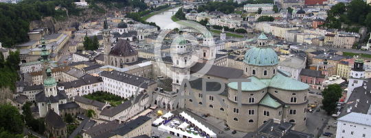 Salzburg, Altstadtpanorama
